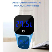 Akvárium elektronikus hőmérő Többfunkciós vízálló, nagy pontosságú akváriumi hőmérő hőmérő Acuarios kiegészítők