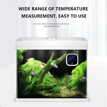 Ηλεκτρονικό θερμόμετρο δεξαμενής ψαριών Πολυλειτουργικό αδιάβροχο θερμόμετρο ενυδρείου υψηλής ακρίβειας Θερμόμετρο Acuarios Accesorios