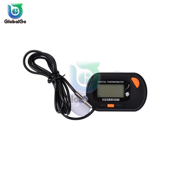 -50 ℃ - 70 ℃ Цифров термометър за аквариумни аквариуми с вендуза, температурен сензор, измервателен уред, тестер, термометър, измерване