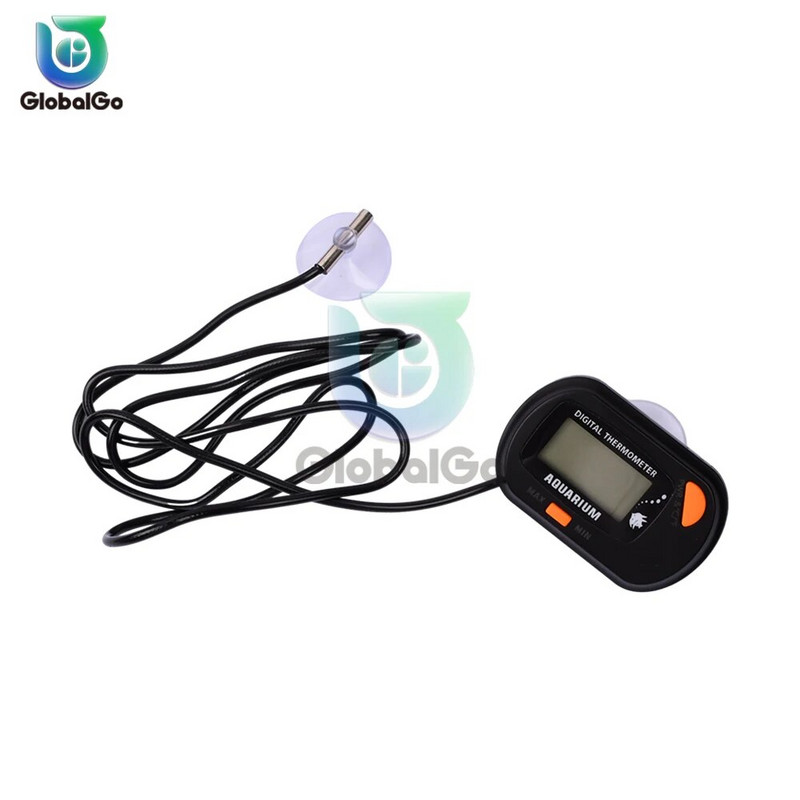 -50 ℃ - 70 ℃ Digitālais akvārija zivju tvertnes termometrs ar piesūcekni temperatūras sensora mērītāja testera termometra mērīšana