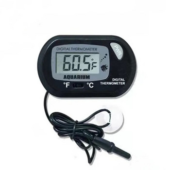 Fish Tank LCD Цифров термометър за аквариум Водомер Детектор за температурата на аквариума Аларма за риба Инструмент за консумативи за домашни любимци Aquatic