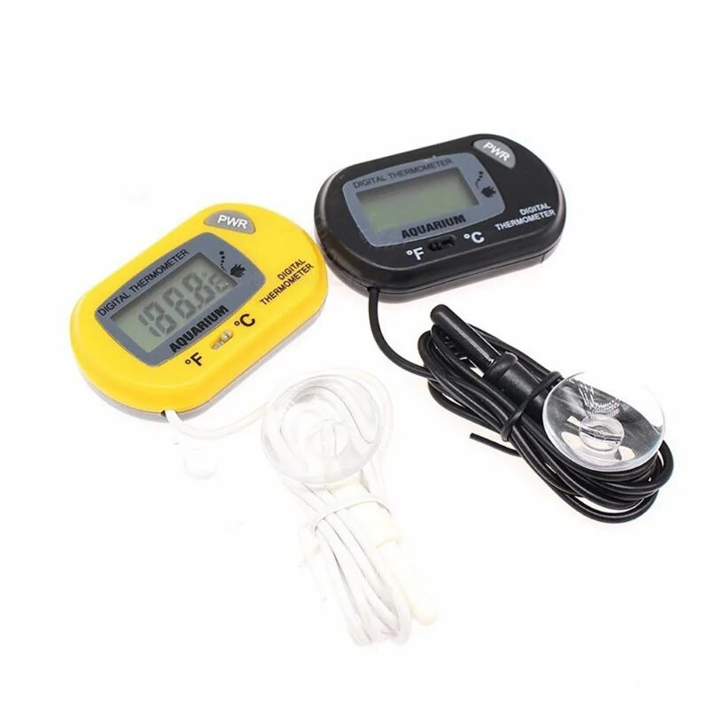 Kalapaagi LCD digitaalne akvaariumi termomeeter temperatuuri veemõõtja akvaariumi temperatuuri detektor kalahäire lemmikloomatarvete tööriist vees