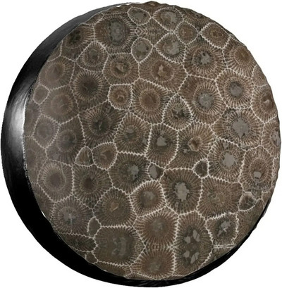 Petoskey Stone Print tartalék gumiabroncs burkolat vízálló univerzális kerékburkolat porálló gumiabroncs kerékvédő 14" 15" 16" 17"