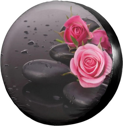 Petoskey Stone Print tartalék gumiabroncs burkolat vízálló univerzális kerékburkolat porálló gumiabroncs kerékvédő 14" 15" 16" 17"