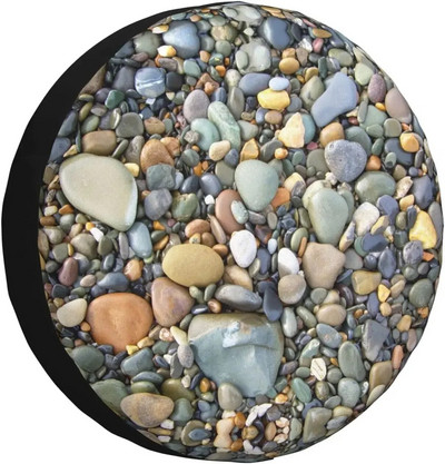 Petoskey Stone Print tartalék gumiabroncs burkolat vízálló univerzális kerékburkolat porálló gumiabroncs kerékvédő 14" 15" 16" 17"