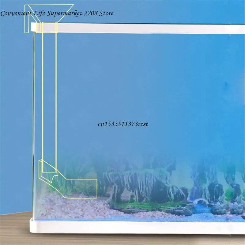 1 set posuda za cijev za hranjenje akvarija, alati za hranjenje akvarijskih račića FishTank Hranilica protiv zanošenja, odvojiva