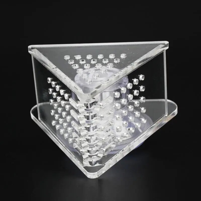 Ακρυλικό κύπελλο τροφοδοσίας φυτό Κύπελλο άλμης γαρίδες ζωντανό κόκκινο σκουλήκι Τροφοδότης ψαριών για ενυδρεία Planaria Trap Leeches Catcher