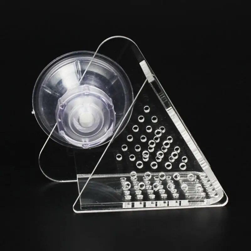 Ακρυλικό κύπελλο τροφοδοσίας φυτό Κύπελλο άλμης γαρίδες ζωντανό κόκκινο σκουλήκι Τροφοδότης ψαριών για ενυδρεία Planaria Trap Leeches Catcher