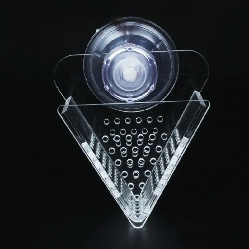 Ακρυλικό κύπελλο τροφοδοσίας φυτό Κύπελλο άλμης γαρίδες ζωντανό κόκκινο σκουλήκι Τροφοδότης ψαριών για ενυδρεία Planaria Trap Leeches Catcher