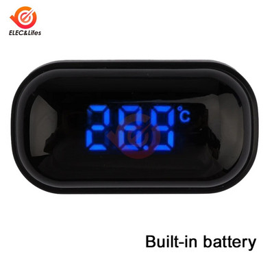 Akvārija termometrs Digitālais LED zivju tvertņu termometrs ar skārienekrāna augstas precizitātes sensoru stikla konteineriem akvārijiem