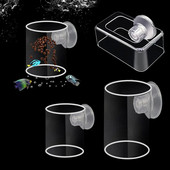 Apaļš peldošs fiksēta punkta padevējs Izturīgs plastmasas kvadrātveida karpu sērkociņu barotavas Netoksisks zivju barošanas gredzens akvārija barošana