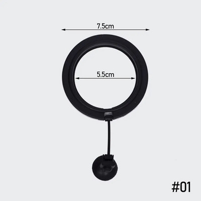 Apaļš peldošs fiksēta punkta padevējs Izturīgs plastmasas kvadrātveida karpu sērkociņu barotavas Netoksisks zivju barošanas gredzens akvārija barošana