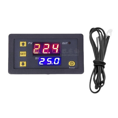 W3230  Mini Digital Temperature Controller 12V 24V 220V Thermostat Regulator Heating Cooling Control Thermoregulator with Sensor
