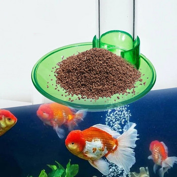 Ακρυλικός σωλήνας τροφοδοσίας γαρίδας Βαθύ μπολ τροφοδοσίας πιάτων για γαρίδες ενυδρείου Κλιπ ψαριού σε δεξαμενές ψαριών πολλαπλών μεγεθών