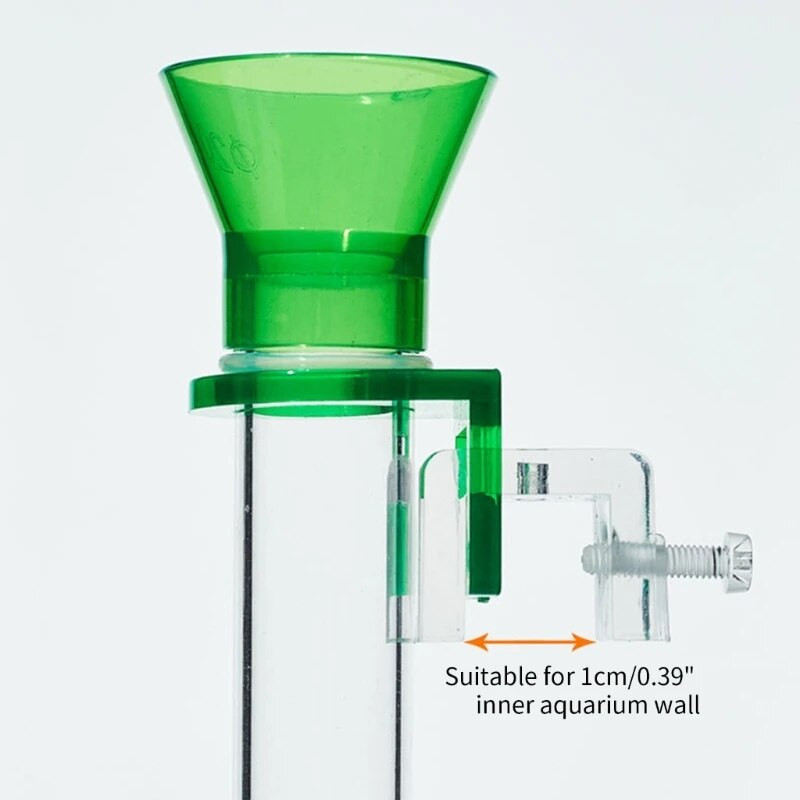 Akrila garneļu padeves caurule barošanas trauka dziļa bļoda akvārija garneļu zivju klipsim vairāku izmēru zivju tvertnēm
