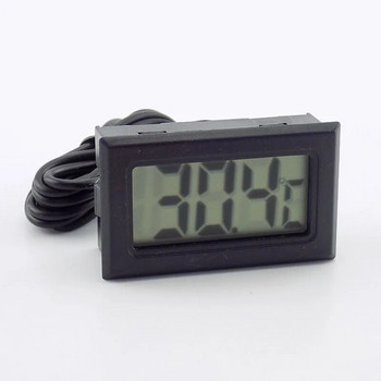 Цифров LCD дисплей Термометър за вода Електронен термометър Резервоар за рибки Аквариум Хладилник Температура на водата Водоустойчив