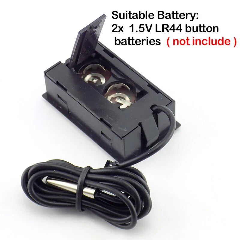 Digitālais LCD displejs Ūdens termometrs Elektroniskais termometrs Zivju akvārija tvertne Ledusskapis Ūdens temperatūra Ūdensizturīgs