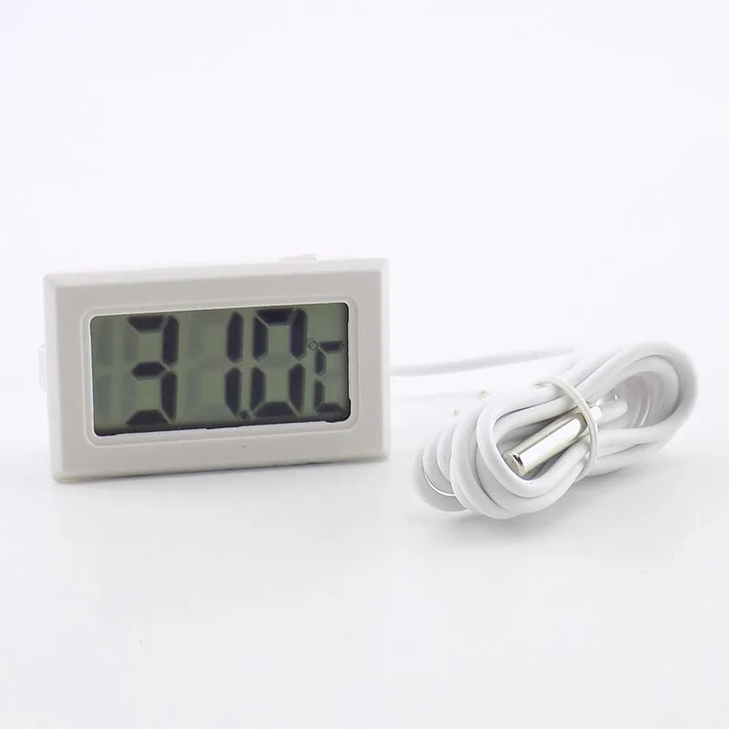 Digitālais LCD displejs Ūdens termometrs Elektroniskais termometrs Zivju akvārija tvertne Ledusskapis Ūdens temperatūra Ūdensizturīgs