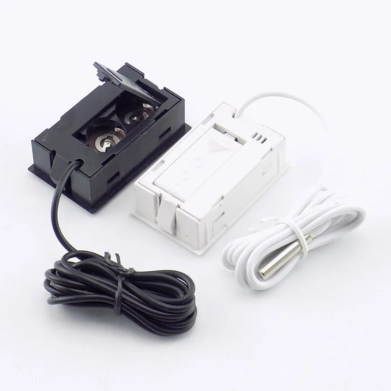 Digitālais LCD displejs Ūdens termometrs Elektroniskais termometrs Zivju akvārija tvertne Ledusskapis Ūdens temperatūra Ūdensizturīgs