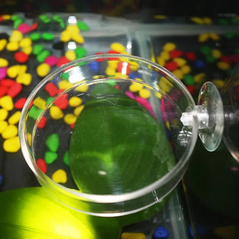 Ακρυλικό ενυδρείο με τροφή υψηλής διαφανούς τροφής για τροφή για γαρίδες, τροφοδότης κύκλου δεξαμενής ψαριών