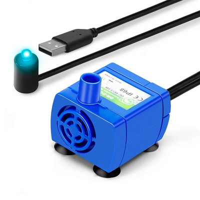 5 V DC USB veepumbad 15 W Mini DIY IP68 madala müratasemega mootoripumba tarvikud DR-DC160 lemmiklooma kassi joogikaussi veejaotur lemmikloomale