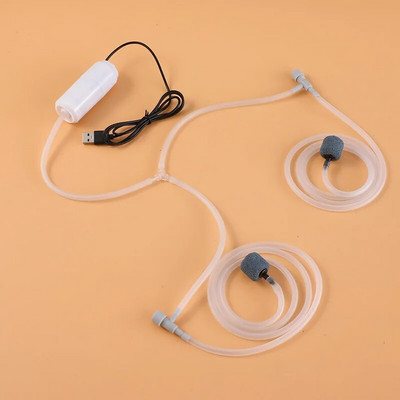 5v USB akváriumi légszivattyú hordozható akvárium légszivattyú csendes légkompresszor levegőztető csendes oxigénszivattyú