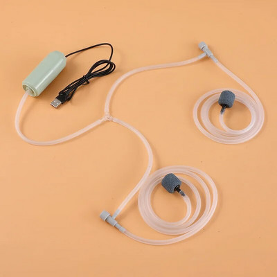 5v USB akváriumi légszivattyú hordozható akvárium légszivattyú csendes légkompresszor levegőztető csendes oxigénszivattyú