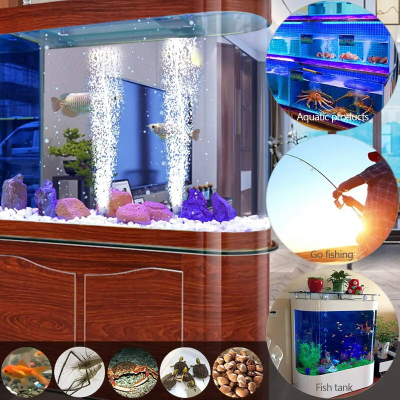 5v USB akváriumi légszivattyú hordozható akvárium légszivattyú csendes légkompresszor levegőztető csendes oxigénszivattyú