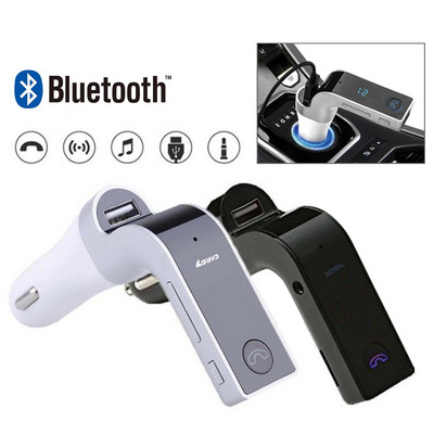 Car Kit Πομπός FM Bluetooth Τύπος Handsfree Ραδιόφωνο MP3 Player Ραδιόφωνο USB Φορτιστής Hands-free κιτ αναπτήρα τσιγάρων εντυπωσιακό