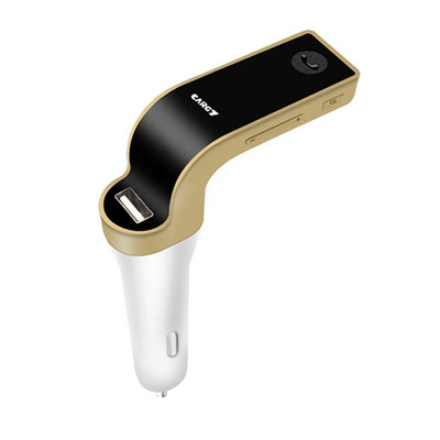 Automašīnas komplekts FM raidītājs Bluetooth brīvroku tipa radio MP3 atskaņotājs radio USB lādētājs brīvroku cigarešu šķiltavas komplekts satriecošs