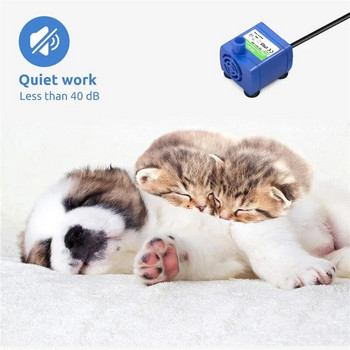 Replacemen Pet Water Fountain Cat Drinker Pump For Cat Silent Submersibl Motor Cat Accessories for Drinking Bowl Dispenser