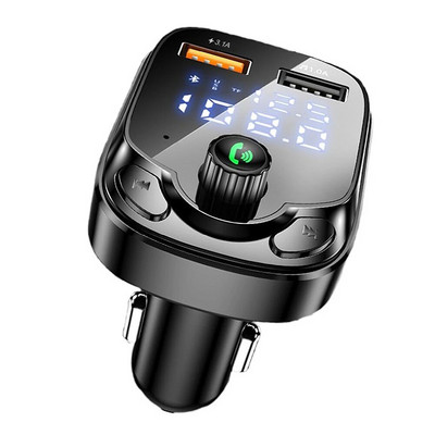 3.1A FM odašiljač Handfree Bluetooth 5.0 Dual USB auto punjač Audio prijemnik Auto MP3 Glazba TF kartica U Disk AUX Player