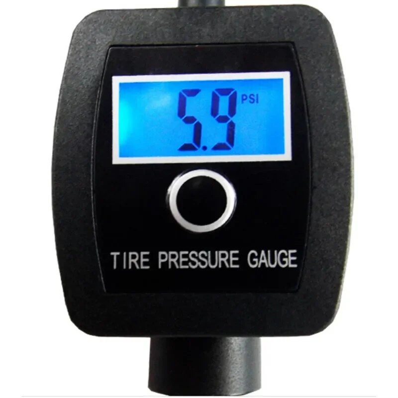 1 db LCD digitális abroncsnyomásmérő 0-150 PSI autógumi légnyomás motorkerékpár autókhoz teherautó kerékpár motorkerékpár jármű teszter