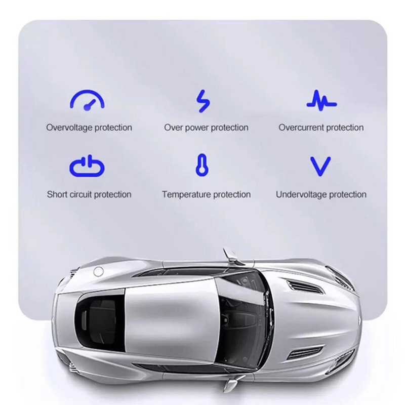 QC3.0 autolaadija kiirlaadimine valge must minikujuline autosüütaja pesa PD 30W USB Type C laadimine mobiiltelefon 5V 3,1A tulemasin