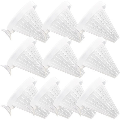 Söötmisriist Mood Šikk Stiilne Loominguline Akvaarium Red Worm Cup Akvaariumi koonussöötmiskork imemisega kalapaagi söötmistass