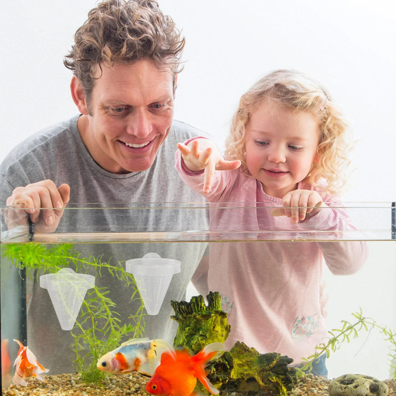 Söötmisriist Mood Šikk Stiilne Loominguline Akvaarium Red Worm Cup Akvaariumi koonussöötmiskork imemisega kalapaagi söötmistass