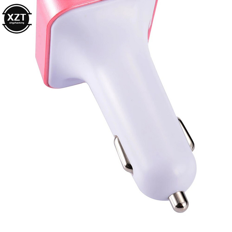 Automašīnas brīvroku komplekts Bezvadu ar Bluetooth saderīgs 5.0 FM raidītājs LCD MP3 atskaņotājs Auto piederumi Dual USB lādētājs FM modulators