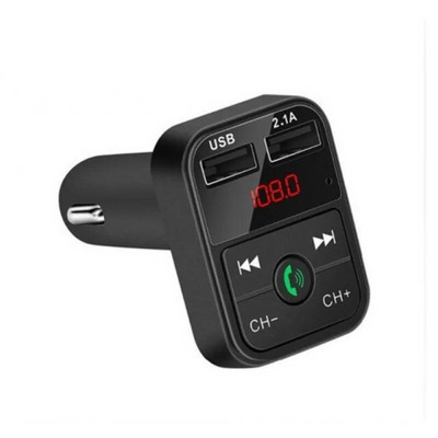 B2 auto MP3 Bluetooth atskaņotājs brīvroku zvans FM kartes ievietošanas iekārta USB Bluetooth auto uzlāde B2 auto MP3