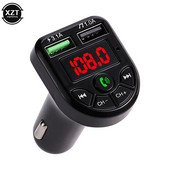 Uus LED FM-saatja Bluetooth-ühilduv 5.0 autokomplekt Kahe USB-autolaadija 3.1A 1A 2 USB MP3-muusikamängija tugi TF/U ketas
