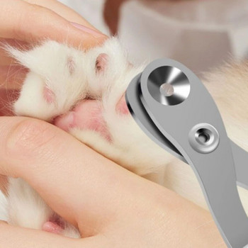 нокторезачка за домашни любимци от неръждаема стомана нокторезачка за кучета и котки малки животни за котки