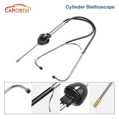 Autosilindri stetoskoobi mootoriploki diagnostikatööriist Ebanormaalse heli stetoskoobi detektor Automootori kuulmisriistad
