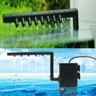 3In1 аквариум аквариум водна помпа вътрешен пречиствател филтър кислородна вълна щепсел