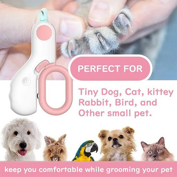 Led Dog Nail Clipper for Small Medium Dog Cat Cutter Scissors Puppy Nail Clippers for Cat Dog Grooming Claw Scissors Pet Supplie