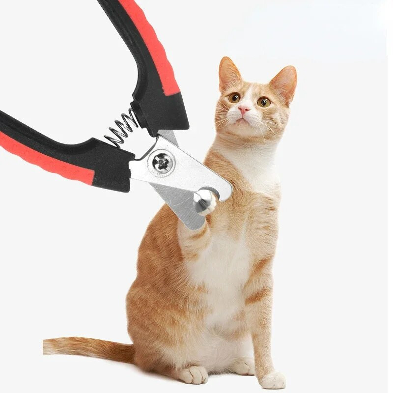 Kaķu nagu šķēres Mājdzīvnieku suņu nagu griešanas mašīnas kāju ķepām Profesionālās mājdzīvnieku nagu grieznes Kopšanas produkti kucēniem suņiem Kaķim