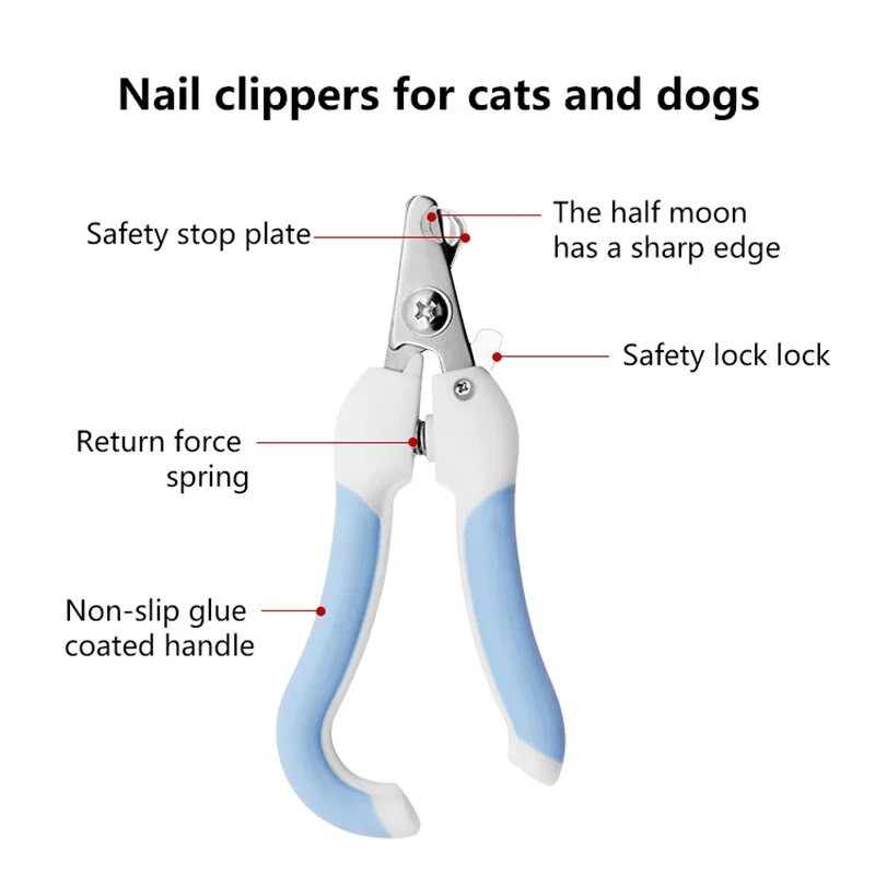 Professionaalsed lemmikloomade küünelõikurid koera kassi tööd säästvad küünekäärid Mugavad ilupuhastusvahendid Küünte teritusviil