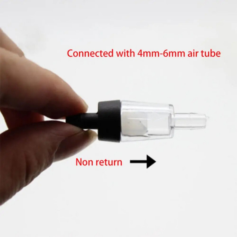 5 gab akvārija gaisa sūkņa pretvārsts, drošs un izturīgs zivju tvertnes vienvirziena pretvārsts oglekļa dioksīda gaisa sūkņa akvārija piederumi