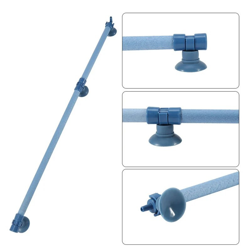 Δεξαμενή ψαριών 6 μεγεθών Ενυδρείο Air Stone Φούσκα Τοίχου Σωλήνας Αερισμού Αντλία Οξυγόνου Διαχύτης Υψηλής Απόδοσης και Χωρίς Ρύπανση