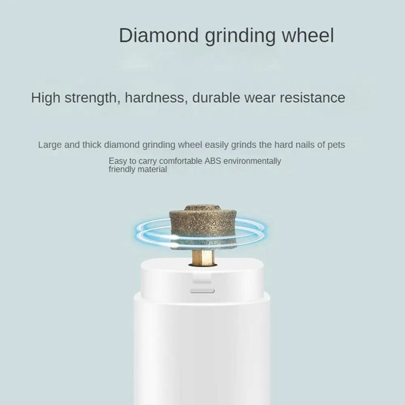 Kutya körömcsiszoló USB újratölthető elektromos kutya körömvágó kisállatápolási felszerelés vágó macska körömvágóhoz
