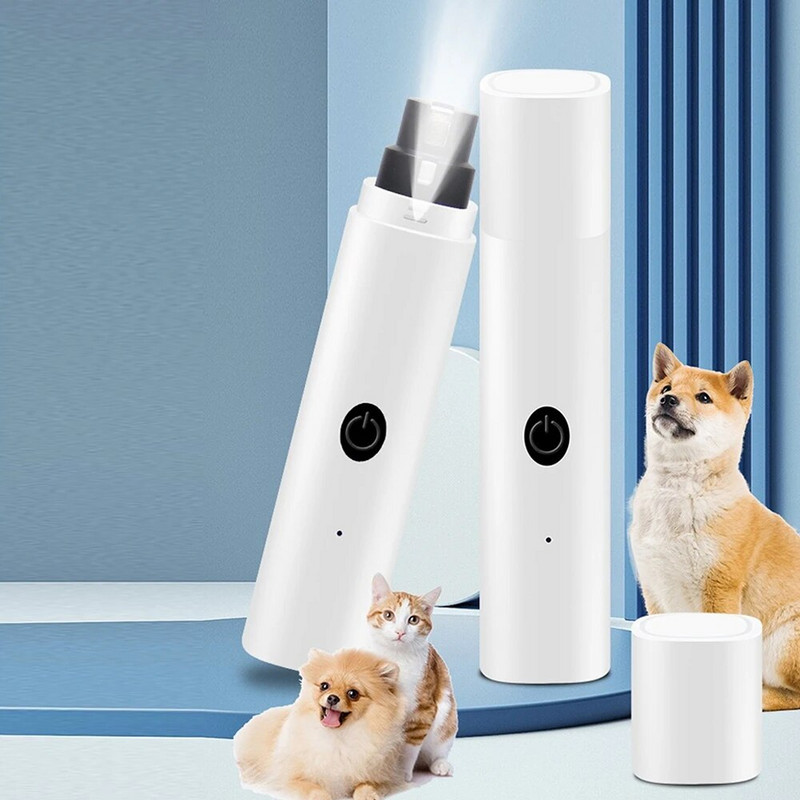 Kutya körömcsiszoló USB újratölthető elektromos kutya körömvágó kisállatápolási felszerelés vágó macska körömvágóhoz