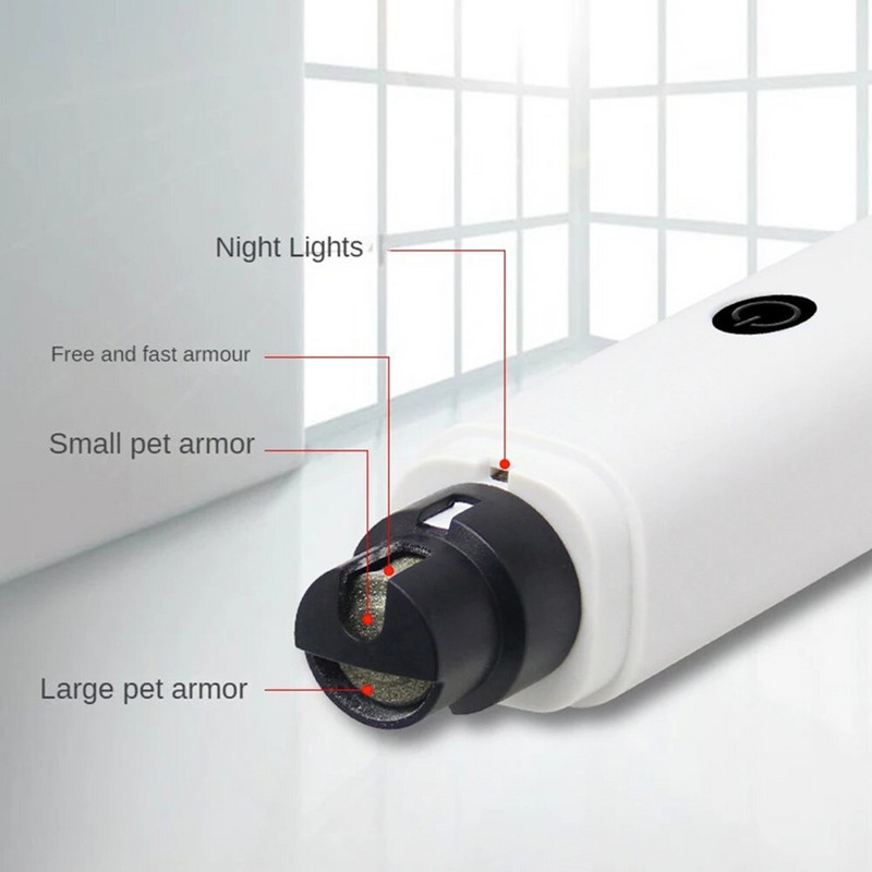 Kutya körömcsiszoló USB újratölthető elektromos kutya körömvágó kisállatápolási felszerelés vágó macska körömvágóhoz